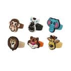 Assorted Jungle Animals Silicon Rings Stocking Filler Henbrandt
